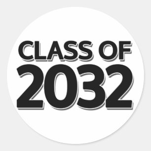 Adesivo Redondo Classe de 2032
