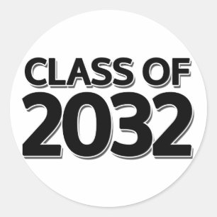 Adesivo Redondo Classe de 2032