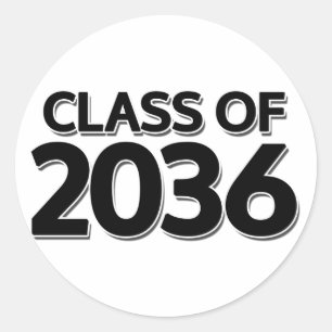 Adesivo Redondo Classe de 2036