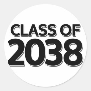 Adesivo Redondo Classe de 2038