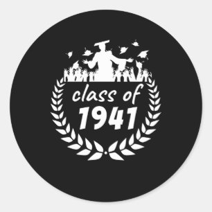 Adesivo Redondo classe de design de graduação ou reunião de 194