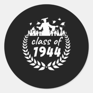 Adesivo Redondo classe de design de graduação ou reunião de 194