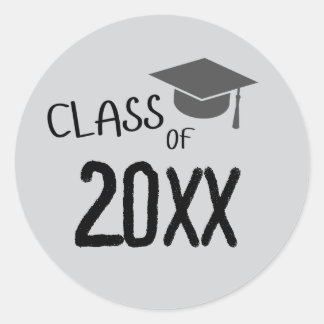 Adesivo Redondo Classe de graduação de 2025