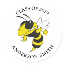 Classe de Graduação Simples de Jaqueta Amarelo Pre