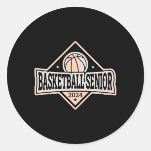 Adesivo Redondo Classe Do Mais velho De 2024 Para Graduação De Bas