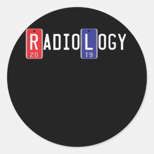 Adesivo Redondo Classe do marcador do raio X da radiologia da