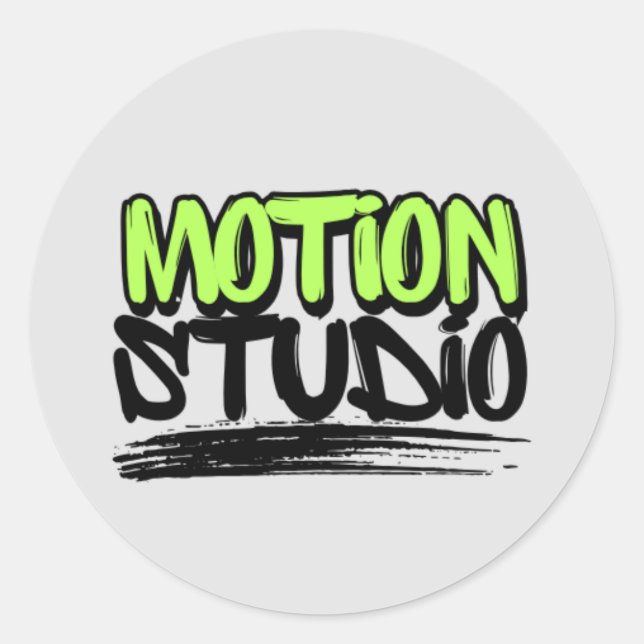 Adesivo Redondo Classic Round Stickers  (Frente)