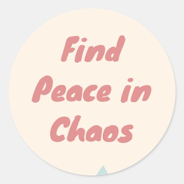 Adesivo Redondo Classic Round Stickers  (Frente)