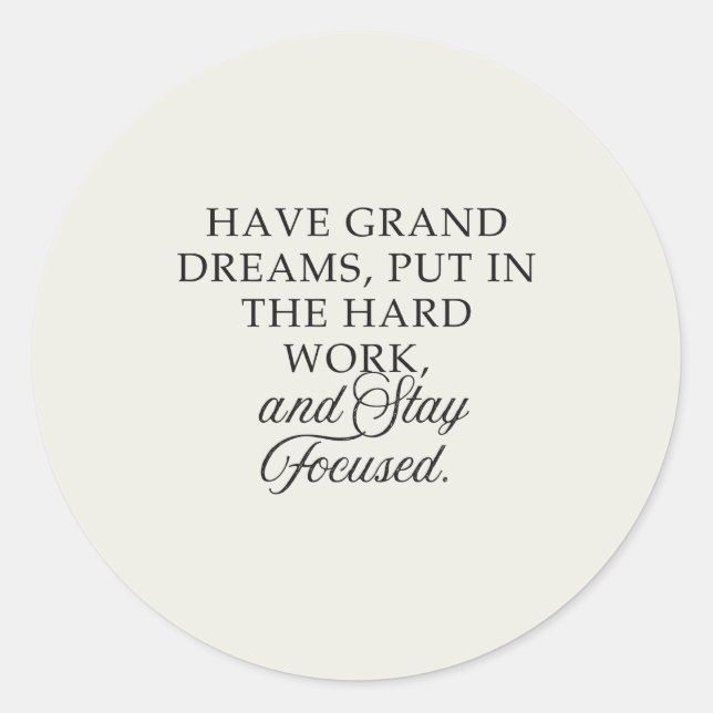 Adesivo Redondo Classic Round Stickers (Frente)