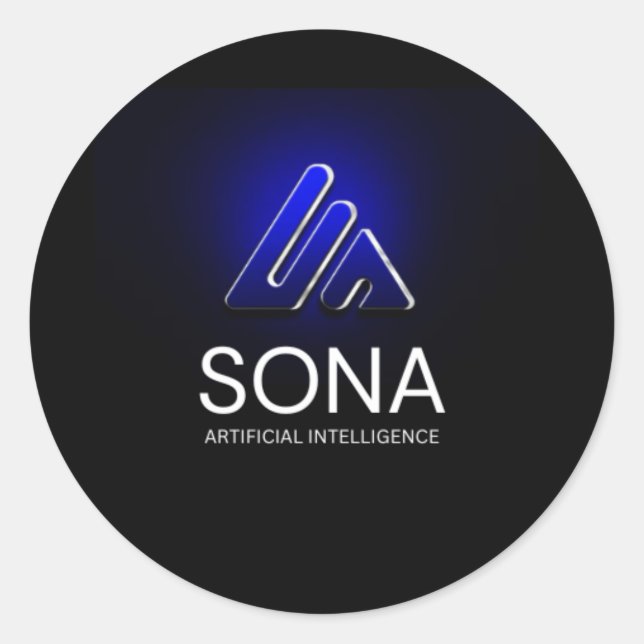 Adesivo Redondo Classic Round Stickers  (Frente)