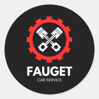 Adesivo Redondo Classic Round Stickers 