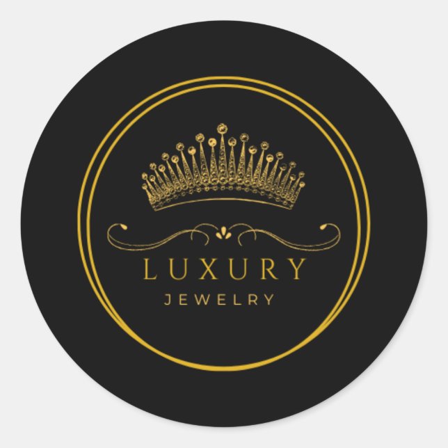 Adesivo Redondo Classic Round Stickers  (Frente)