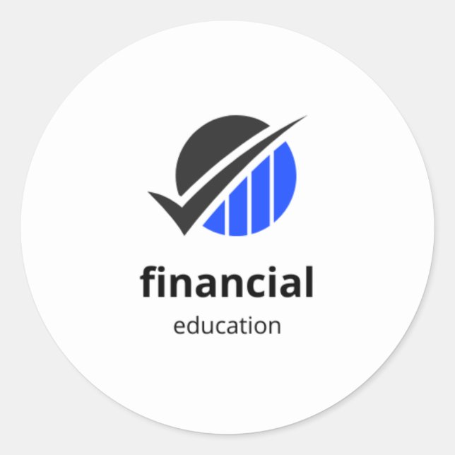 Adesivo Redondo Classic Round Stickers  (Frente)