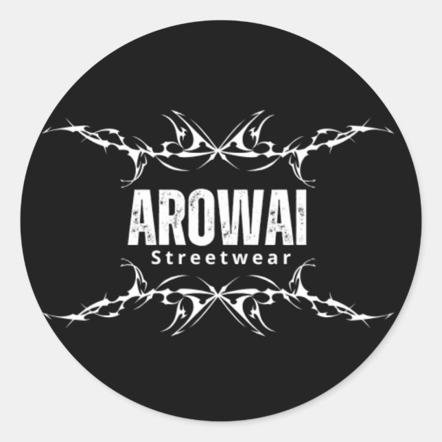 Adesivo Redondo Classic Round Stickers  (Frente)