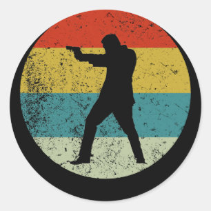 Adesivo redondo clássico