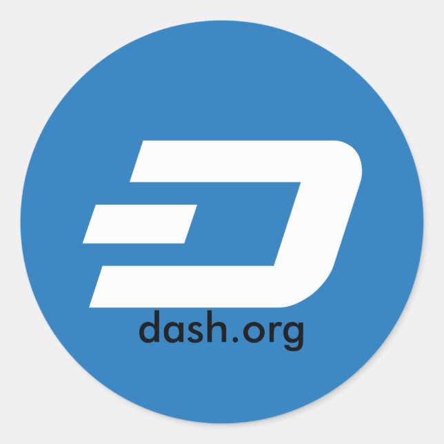 Adesivo redondo clássico (Frente)