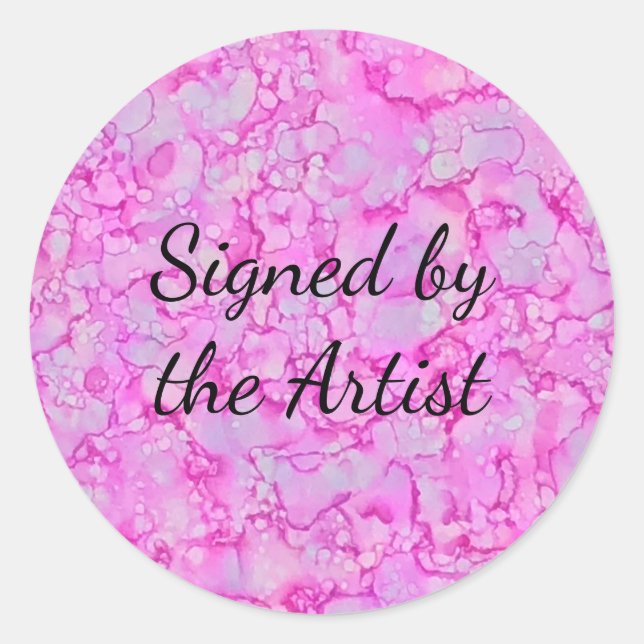 Adesivo redondo clássico (Frente)