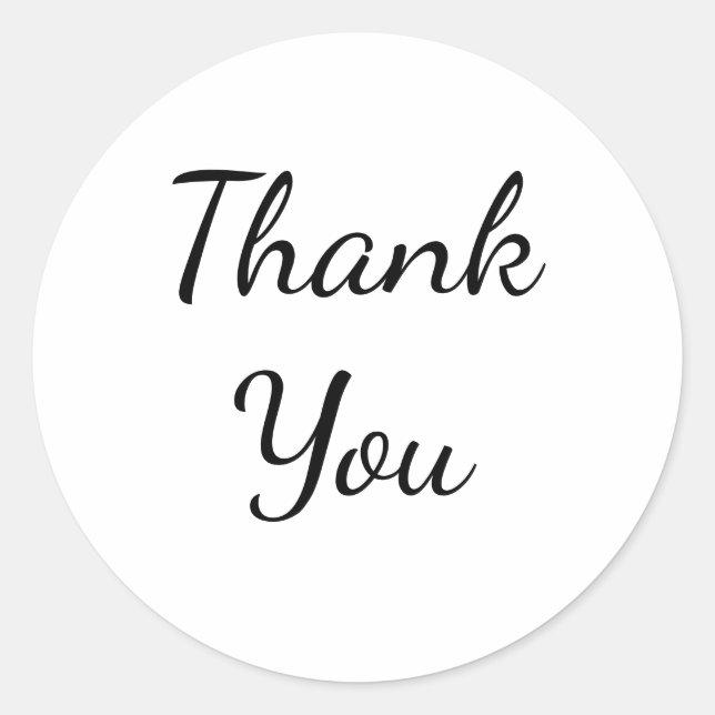 Adesivo redondo clássico (Frente)