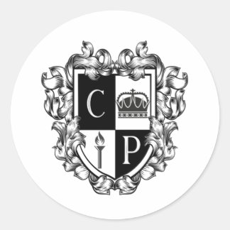 Adesivo redondo clássico