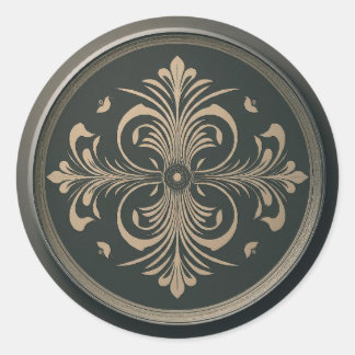 Adesivo redondo clássico