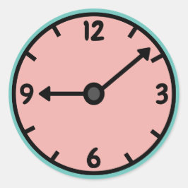 Adesivo redondo clássico