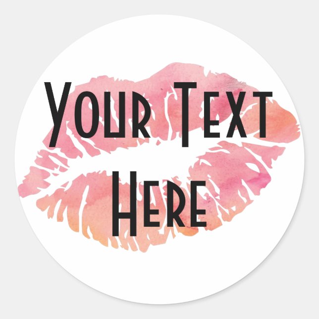 Adesivo redondo clássico, brilhante, pequeno, 1½ p (Frente)