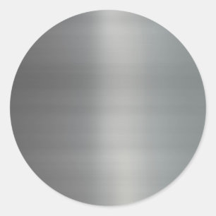 Adesivo Redondo Clássico Brutado de Metal Texturizado