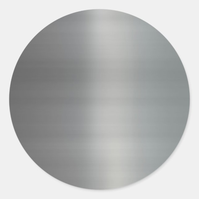 Adesivo Redondo Clássico Brutado de Metal Texturizado (Frente)