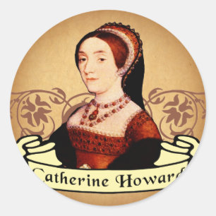 Adesivo Redondo Clássico de Catherine Howard