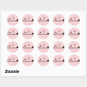 adesivo redondo clássico de chá de panela maravilh