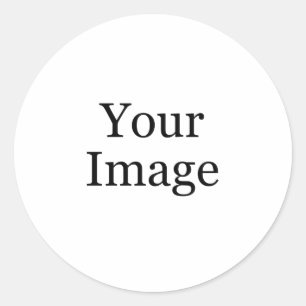 Adesivo redondo clássico de fotografia personaliza