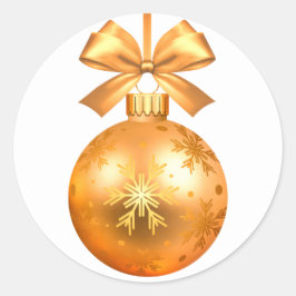 adesivo redondo clássico de ornamentação do feliz