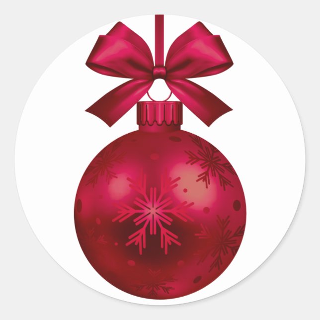 adesivo redondo clássico de ornamentação do feliz  (Frente)