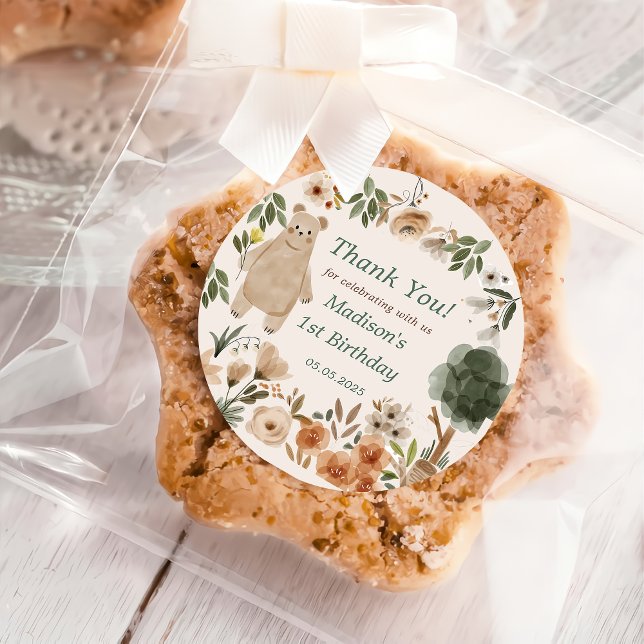 Adesivo Redondo Clássico do Partido primeiro aniversario dos Anima (Criador carregado)