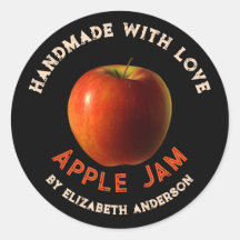 Adesivo redondo clássico do produto Apple