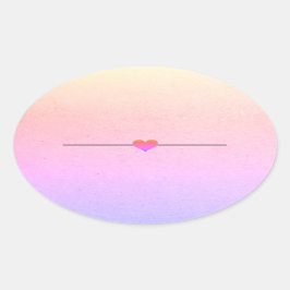 Adesivo redondo clássico do vazio arco-íris