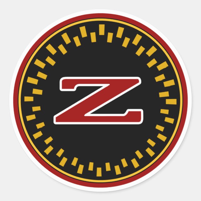 Adesivo Redondo Clássico Nissan Z Sticker (Frente)