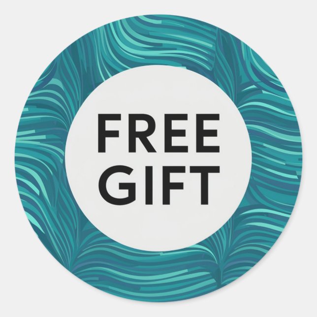 Adesivo Redondo Clássico Round Sticker Belo design de Presente Liv (Frente)