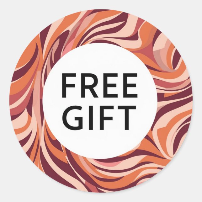 Adesivo Redondo Clássico Round Sticker Belo design de Presente Liv (Frente)