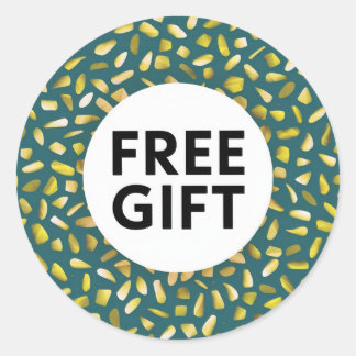 Adesivo Redondo Clássico Round Sticker Belo design de Presente Liv