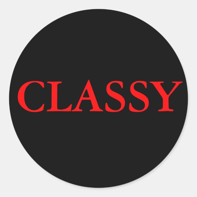 ADESIVO REDONDO CLASSY (Frente)