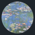 Adesivo Redondo Claude Monet // Lírios De Água<br><div class="desc">Water Lily é uma série de aproximadamente 250 pinturas de óleo pelo impressionista francês Claude Monet (1840-1926). As pinturas retratam o jardim floral de Monet em Giverny e foram o principal foco da produção artística de Monet nos últimos 30 anos de sua vida.</div>