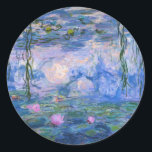 Adesivo Redondo Claude Monet - Lírios Hídricos<br><div class="desc">Claude Monet - Lírios Hídricos</div>