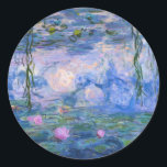 Adesivo Redondo Claude Monet - Lírios Hídricos<br><div class="desc">Claude Monet - Lírios Hídricos</div>