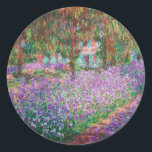 Adesivo Redondo Claude Monet - O Jardim do Artista em Giverny<br><div class="desc">Jardim do Artista em Giverny / Le Jardin de l'artiste a Giverny - Claude Monet,  1900</div>