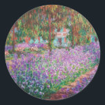 Adesivo Redondo Claude Monet - O Jardim do Artista em Giverny<br><div class="desc">Jardim do Artista em Giverny / Le Jardin de l'artiste a Giverny - Claude Monet,  1900</div>