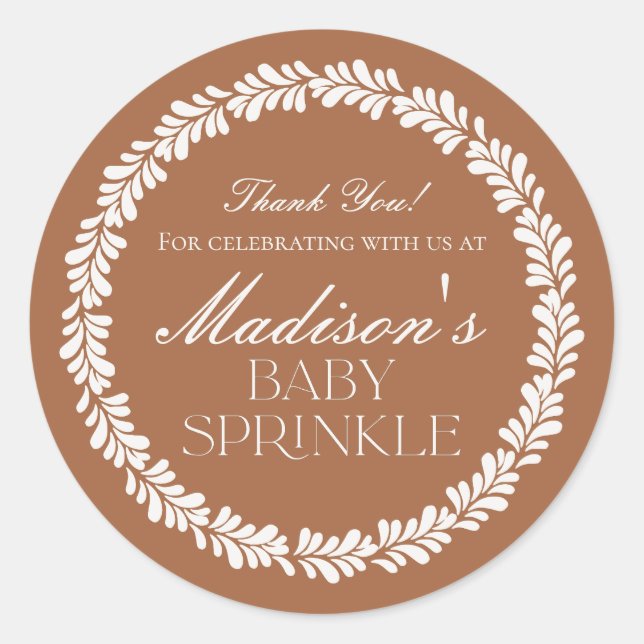 Adesivo Redondo Clay Talavera Azulejo Espanhol Fiesta Baby Sprinkl (Frente)