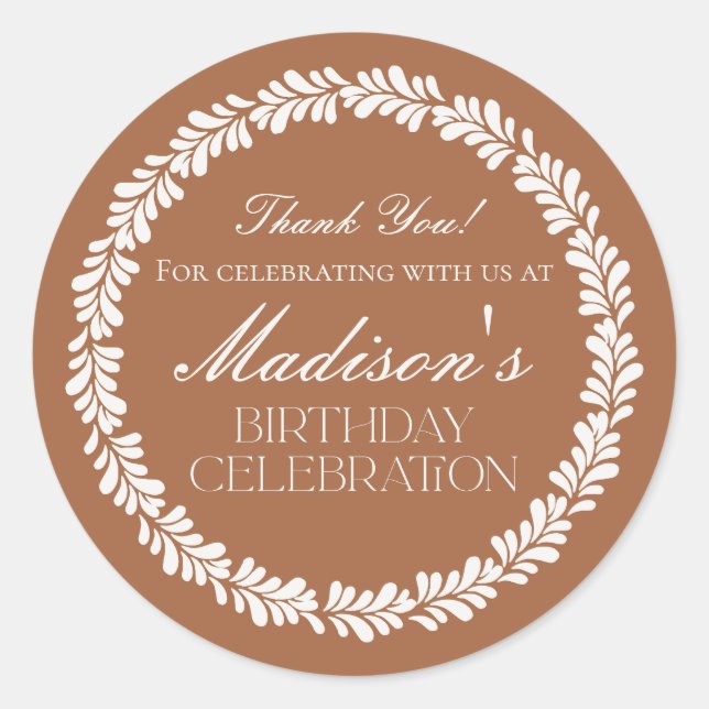 Adesivo Redondo Clay Talavera Azulejo Espanhol Fiesta Birthday Fav (Frente)