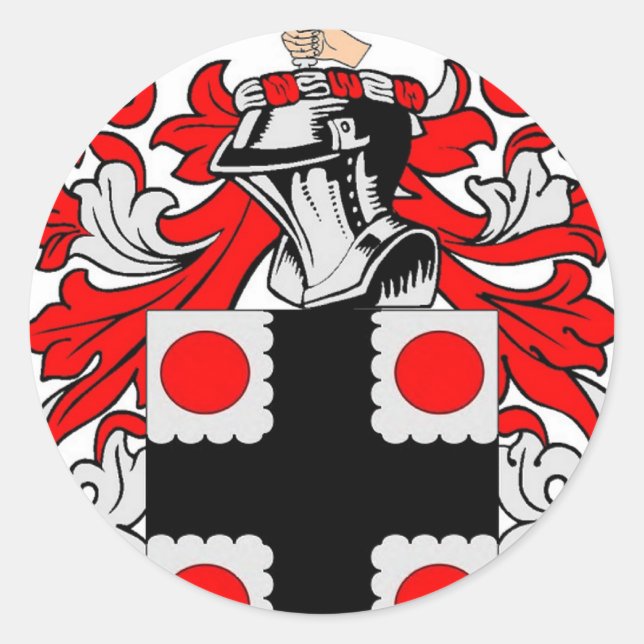 Adesivo Redondo Clayton Casaco de Braços (Frente)