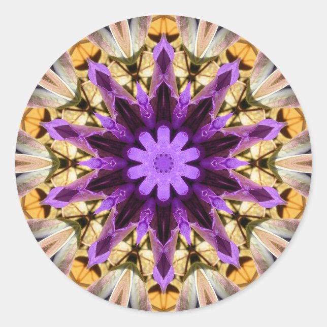 ADESIVO REDONDO CLEMÁTICA (Frente)